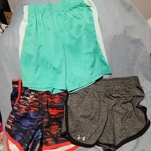 Under Armor, Reebok,  Danskin ladies short set. Size small and Medium
